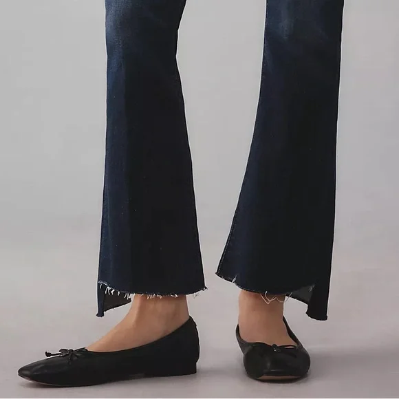 NWT MOTHER The Insider Crop Step Fray Jean in Off Limits - Picture 5 of 16